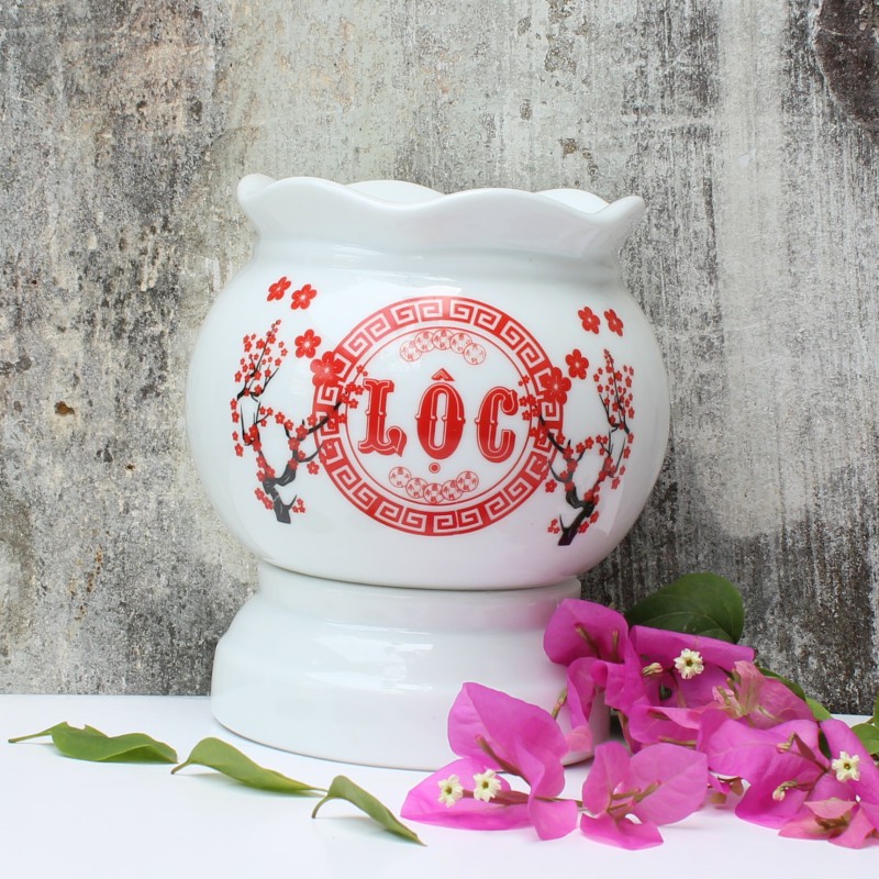 Đèn Xông Tinh Dầu - Chữ Lộc
