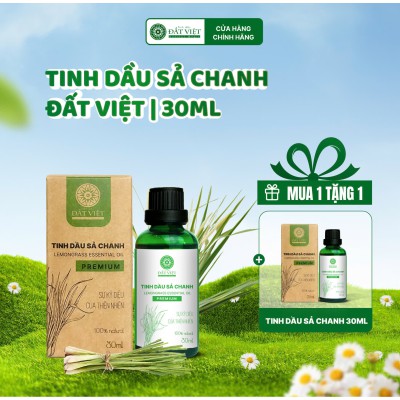 Tinh dầu sả chanh nguyên chất Đất Việt 30ml
