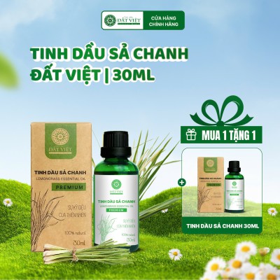 Tinh dầu sả chanh nguyên chất Đất Việt 30ml