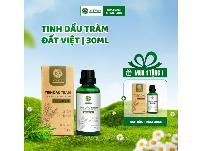 Tinh dầu Tràm nguyên chất Đất Việt 30ml
