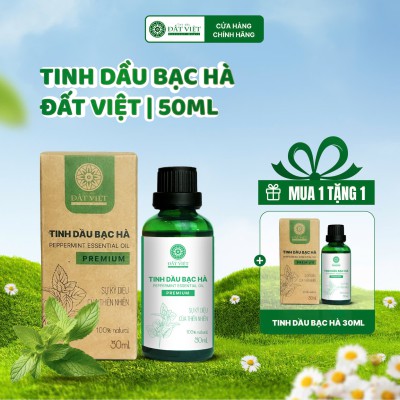 Tinh dầu Bạc Hà nguyên chất Đất Việt 50ml