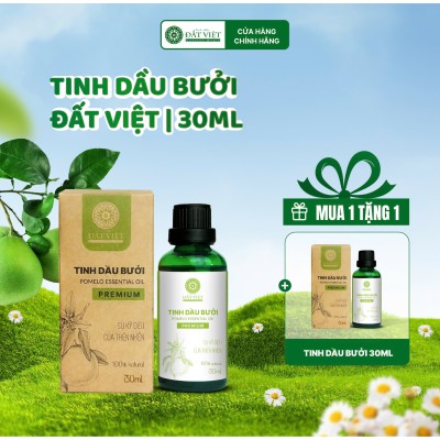 Tinh dầu bưởi nguyên chất Đất Việt 30ml