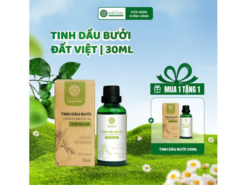 Tinh dầu bưởi nguyên chất Đất Việt 30ml