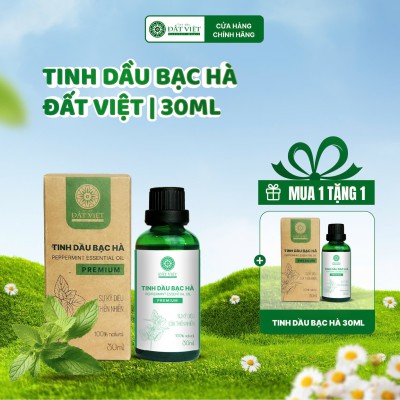 Tinh dầu Bạc Hà nguyên chất Đất Việt 30ml