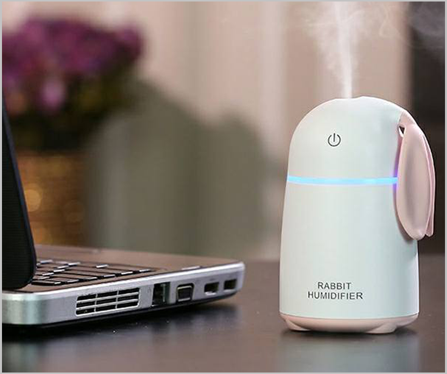 Máy phun sương khuếch tán tinh dầu mini Rabbit Humidifier - Ảnh 2