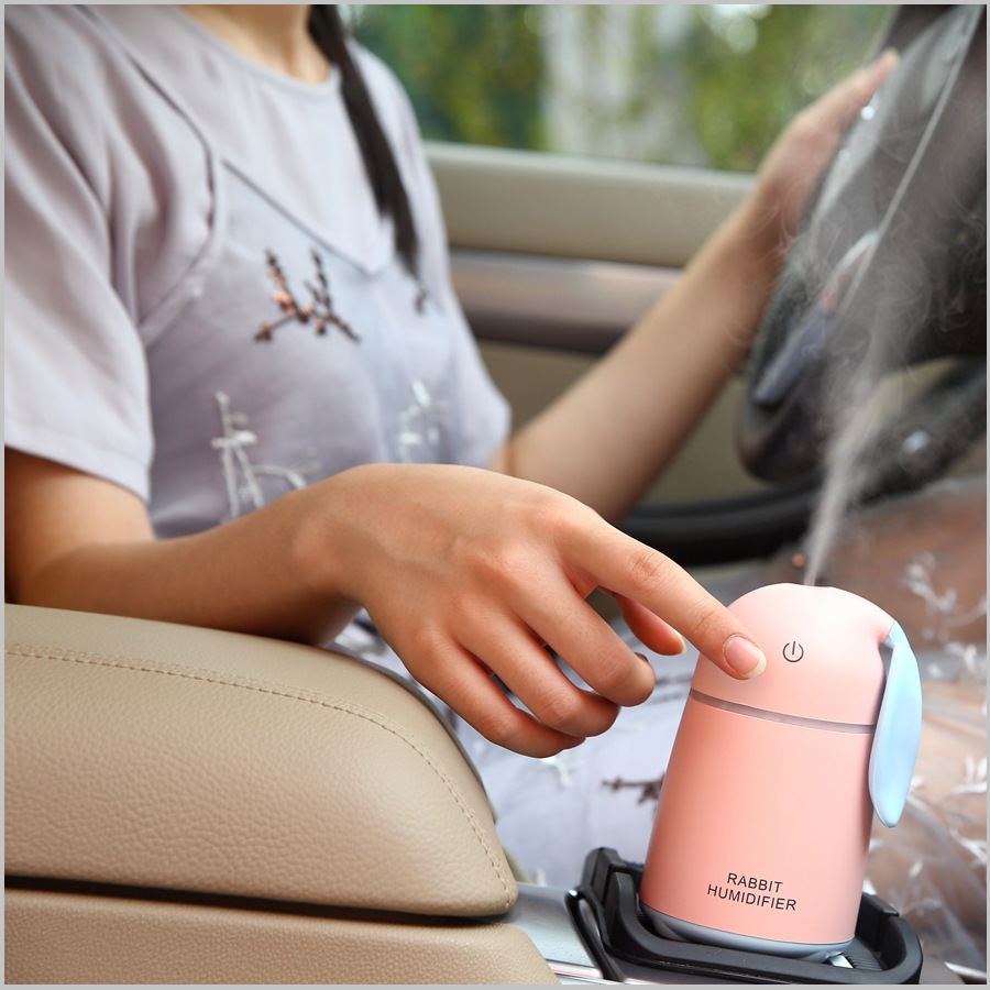 Máy phun sương khuếch tán tinh dầu mini Rabbit Humidifier - Ảnh 3